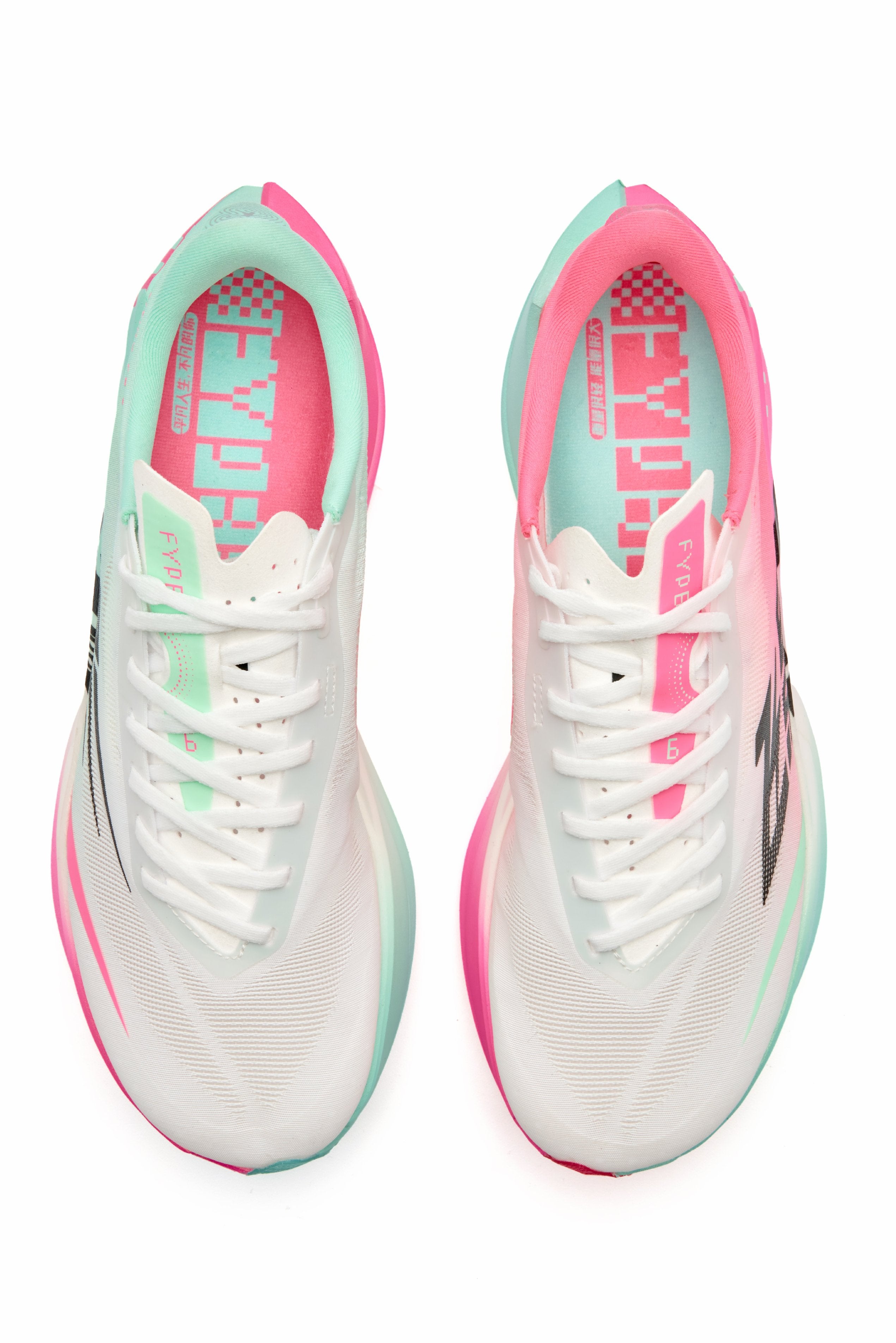 QIAODAN - FEIYING PB6.0 AURORA PINK SMART GREEN - MASCULINO