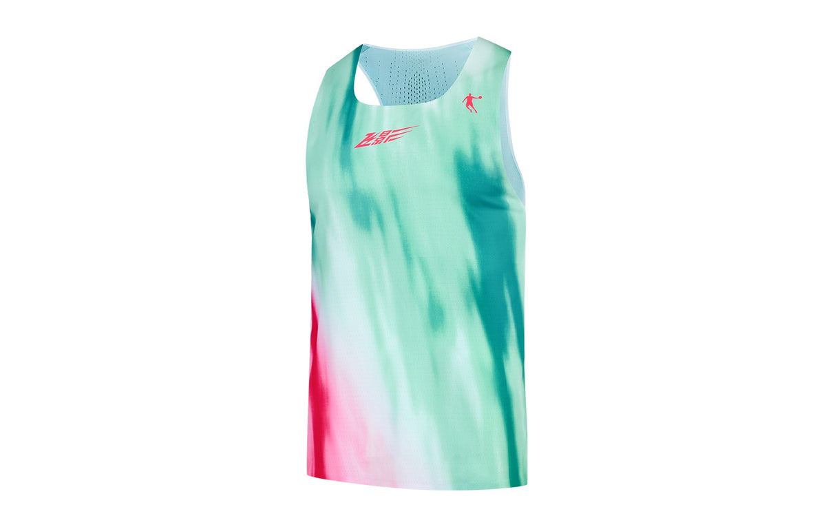 QIAO REGATA DE CORRIDA FEMININA ICE LAKE GREEN PRINT